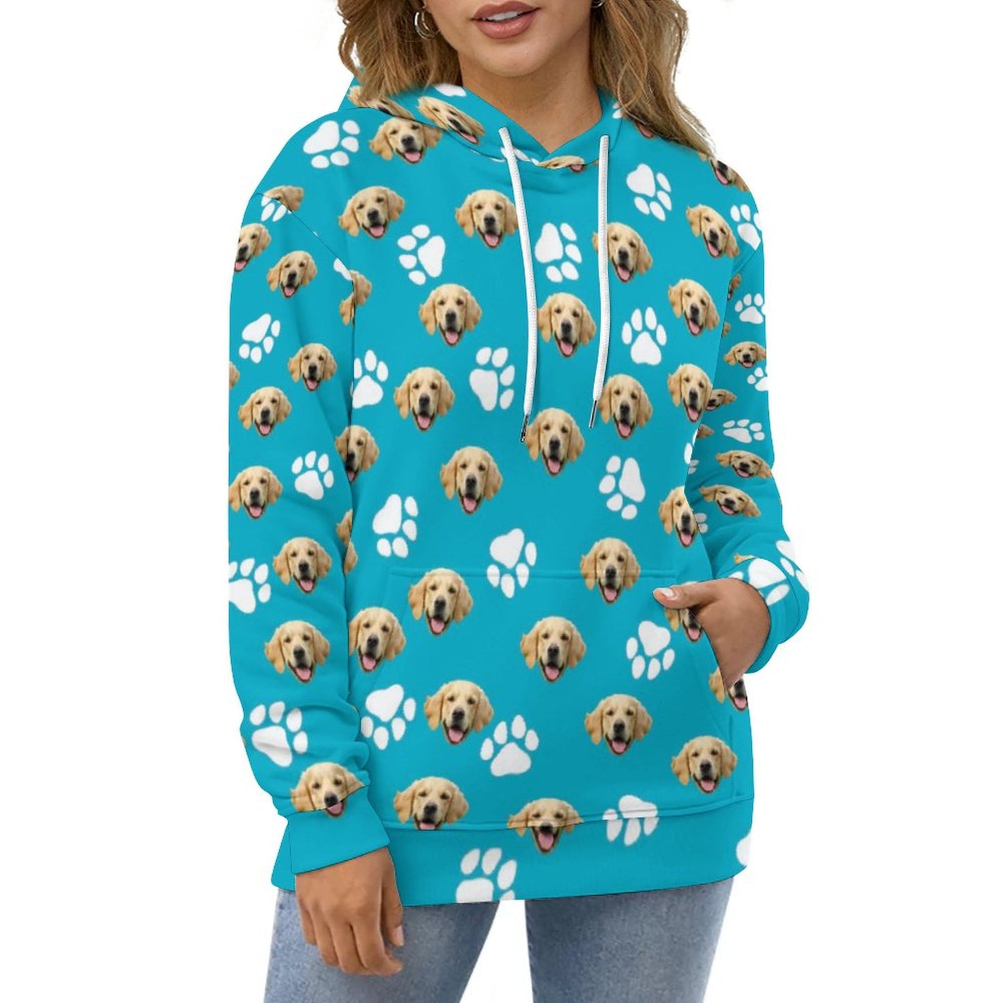 Custom Pet Face Unisex Hoodie