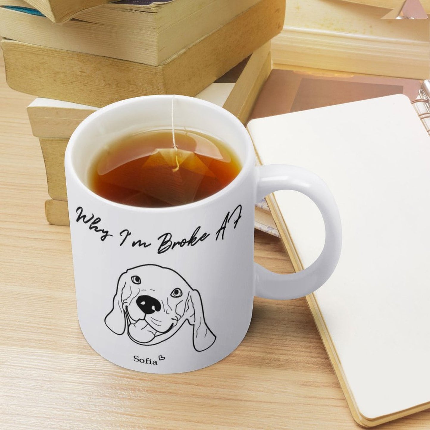 Custom Pet Handdraw Pet Mug