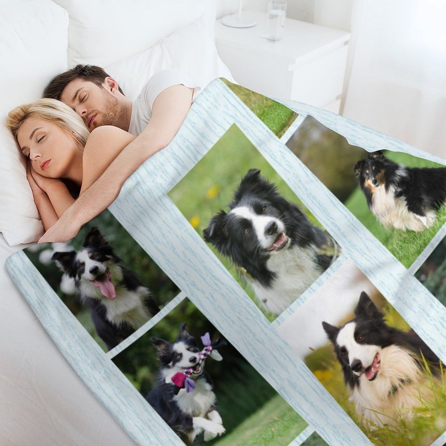 Custom Pet Photos Film Fleece Blanket