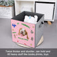 Custom Pet Face Toys Storage Bins