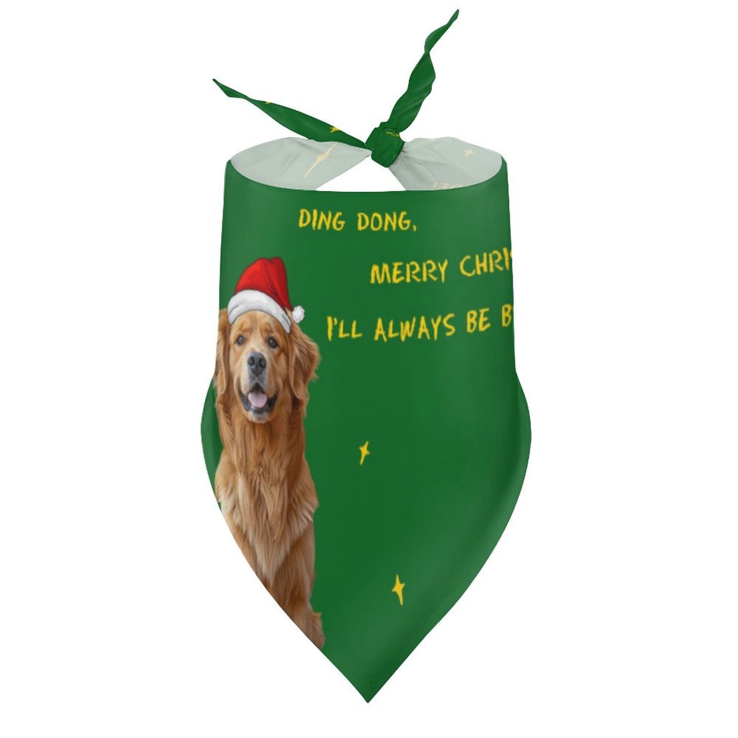 Custom Pet Scarf Petful Christmas Personalized Dog Bandana-WEPRINTME-11