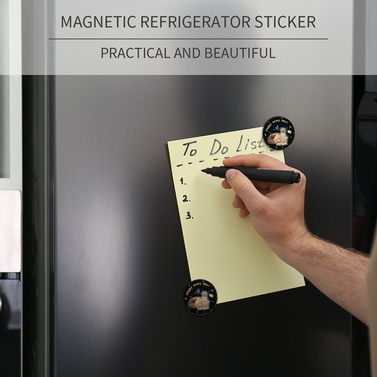 Custom Pet Happy Everyday Refrigerator Magnets