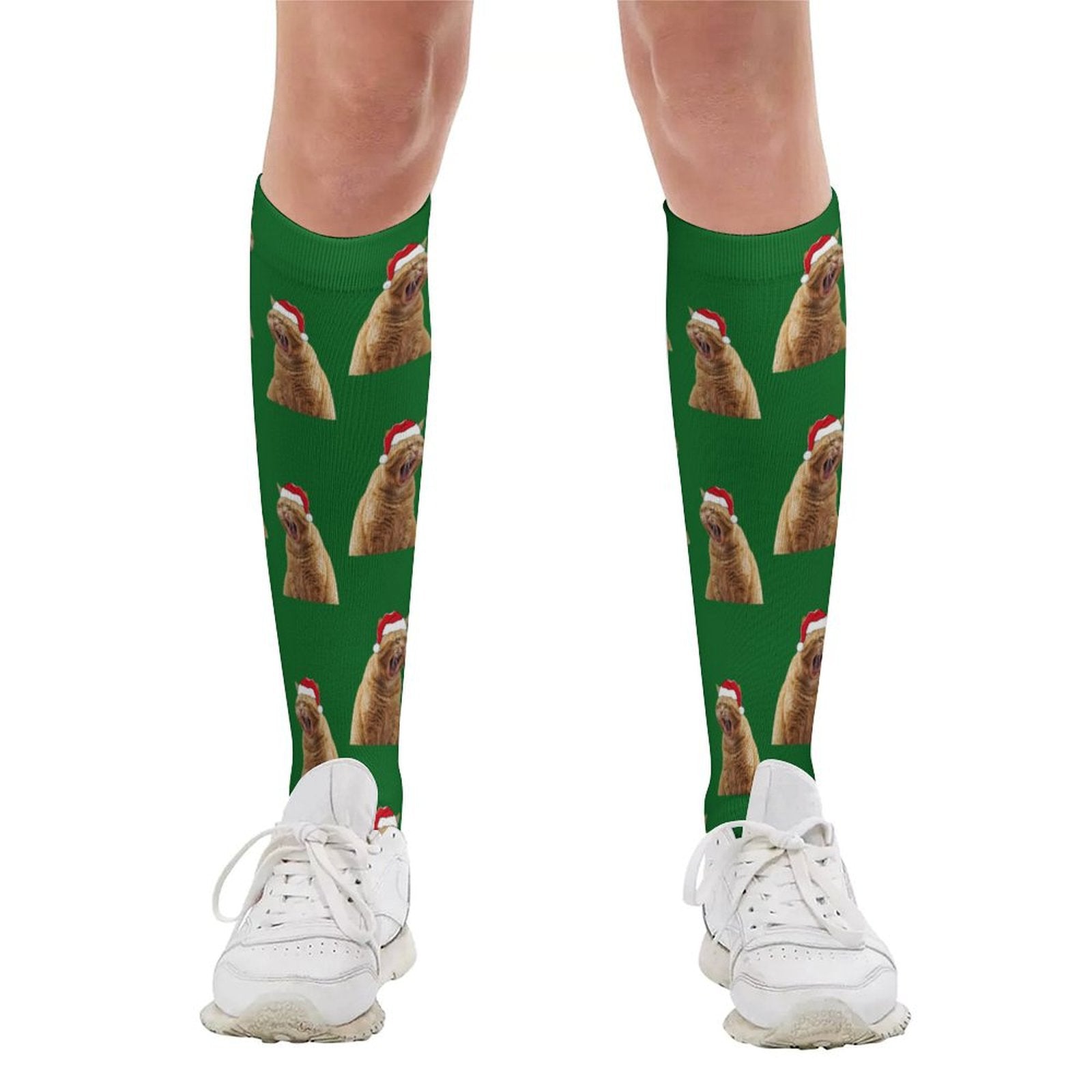 Custom Pet Christmas Socks-Greem-WEPRINTME-2