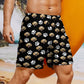 Custom Pet Face Men's Beach Compression Liner Shorts