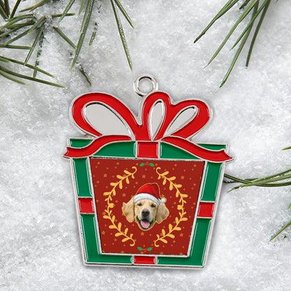 Personalized Pet Face Alloy Christmas Ornaments-WEPRINTME-4