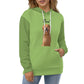 Custom Pet Face and Name Comic Pet Unisex Hoodie