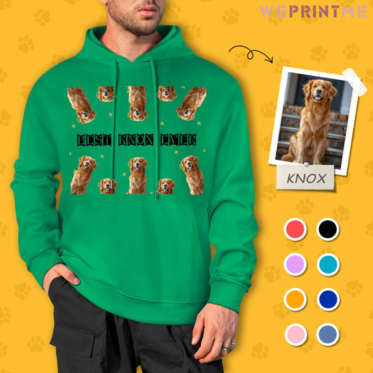 Custom Pet and Name All Looking at You Unisex Cotton Hoodie