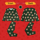 Custom Pet Face Pajama Set Santa Red Plaid Couple Matching Christmas Pajamas