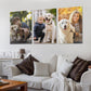 Custom Photo 3 Panel Hanging Canvas