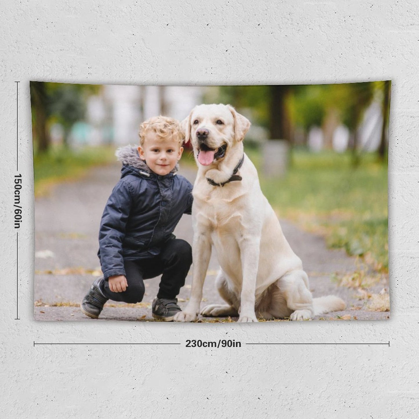 Custom Pet Photo Tapestry