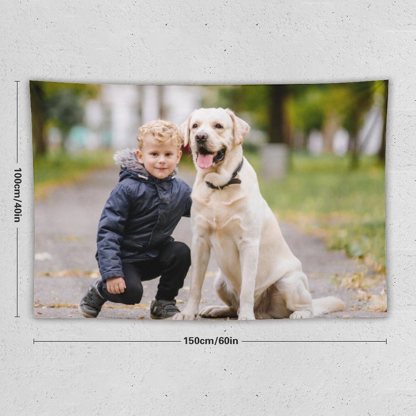 Custom Pet Photo Tapestry