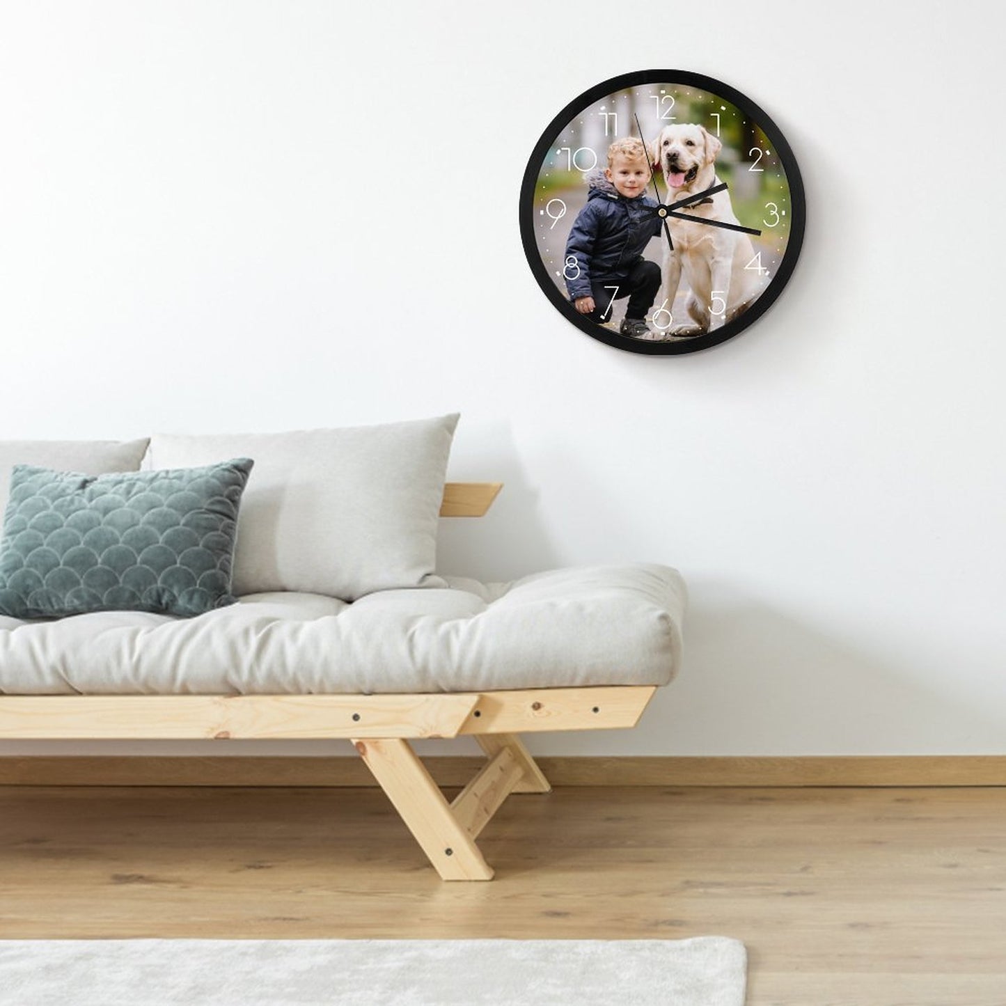 Custom Photo Fashion Round Clock