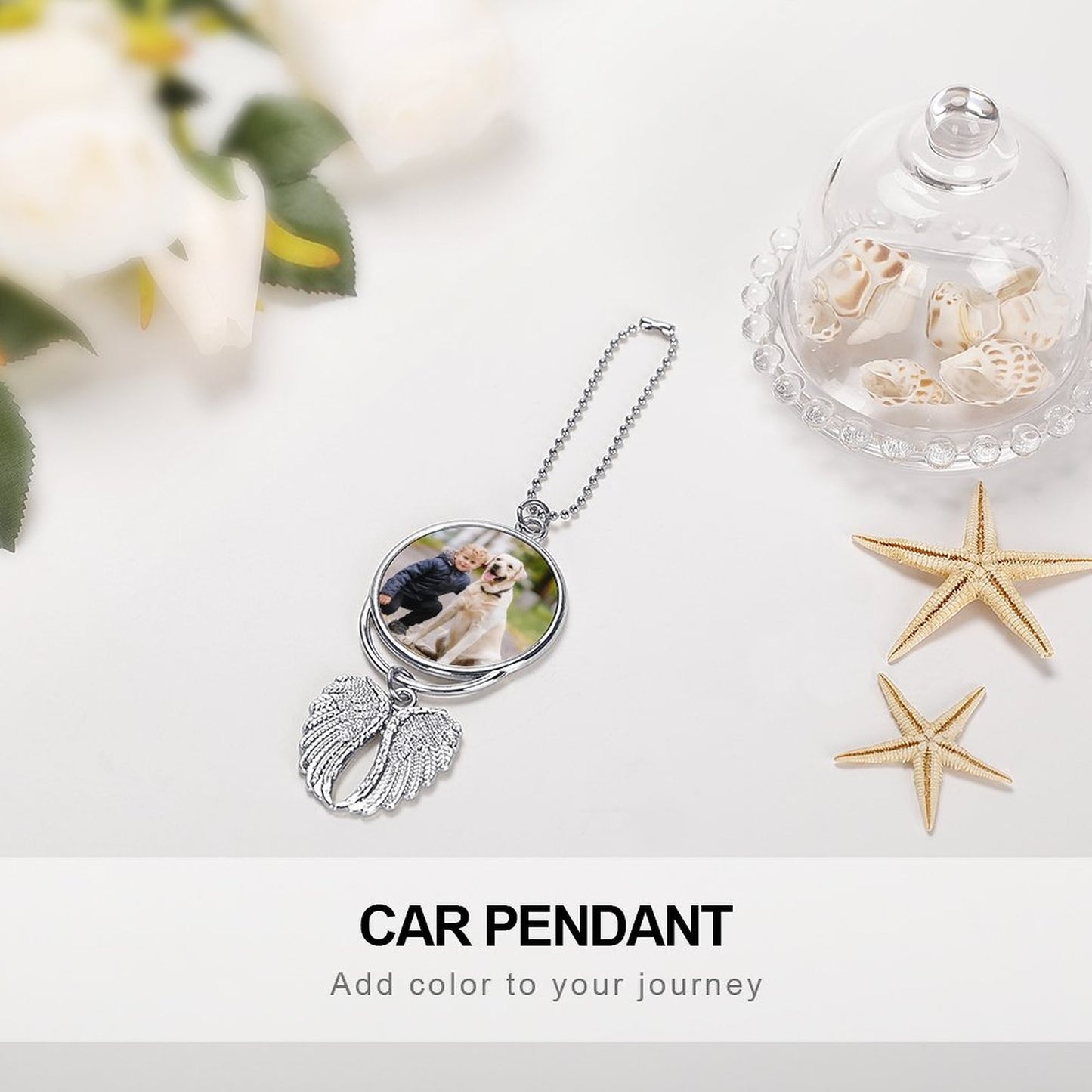 Custom Photo Car Pendant