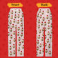 Custom Pet Face Pajama Pants Red Dots Christmas Pants