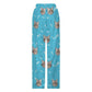 Back of Personalized Cat Pajama Pants Cats Face on Pants