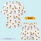 Personalized Pet Pajamas Sun Flower Women's Short Sleeve Pajama Set