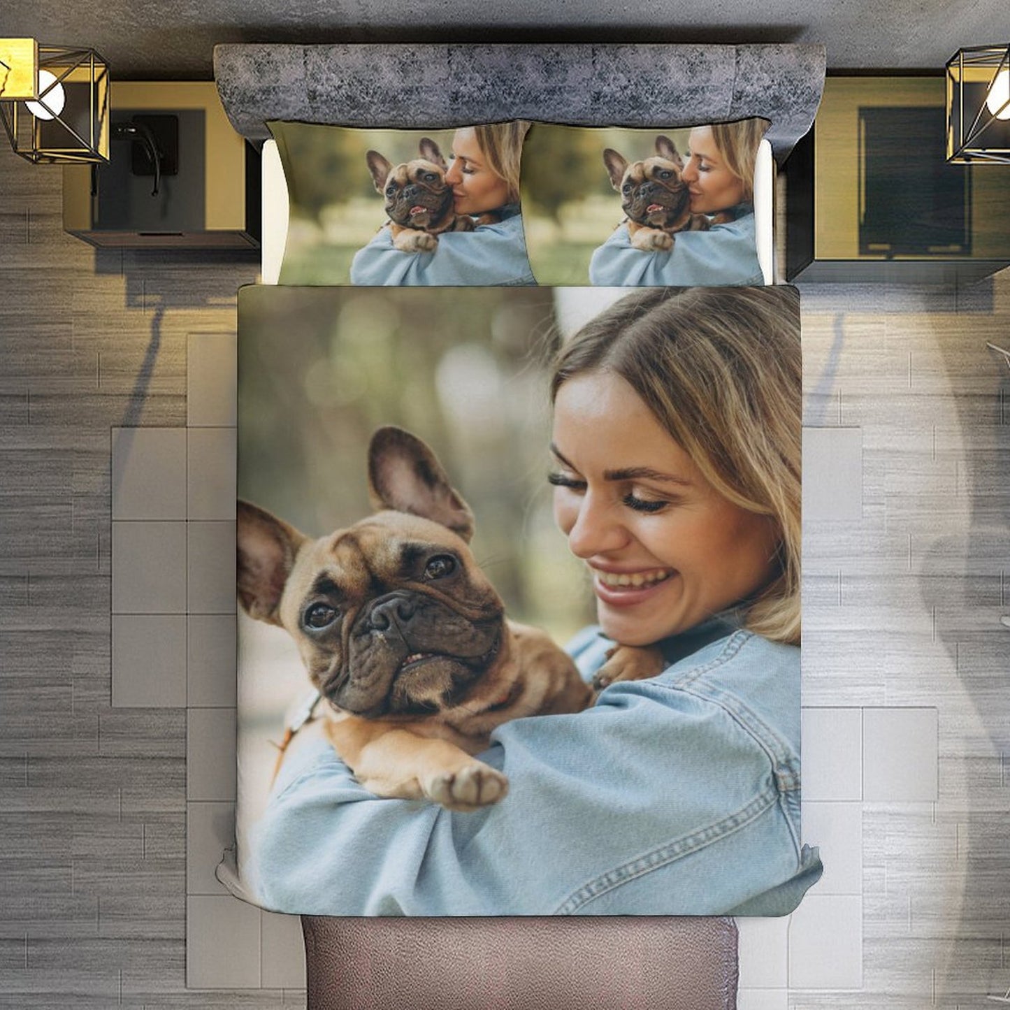 Custom Photo 3-Pieces Bedding Set