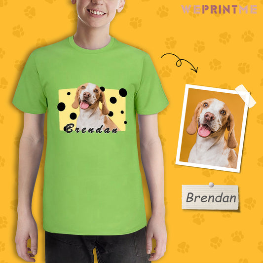 Custom Pet Kid's T-shirt Love Cheese Dogs on Shirts