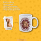 Custom Pet Face and Name Circle Pet Mug