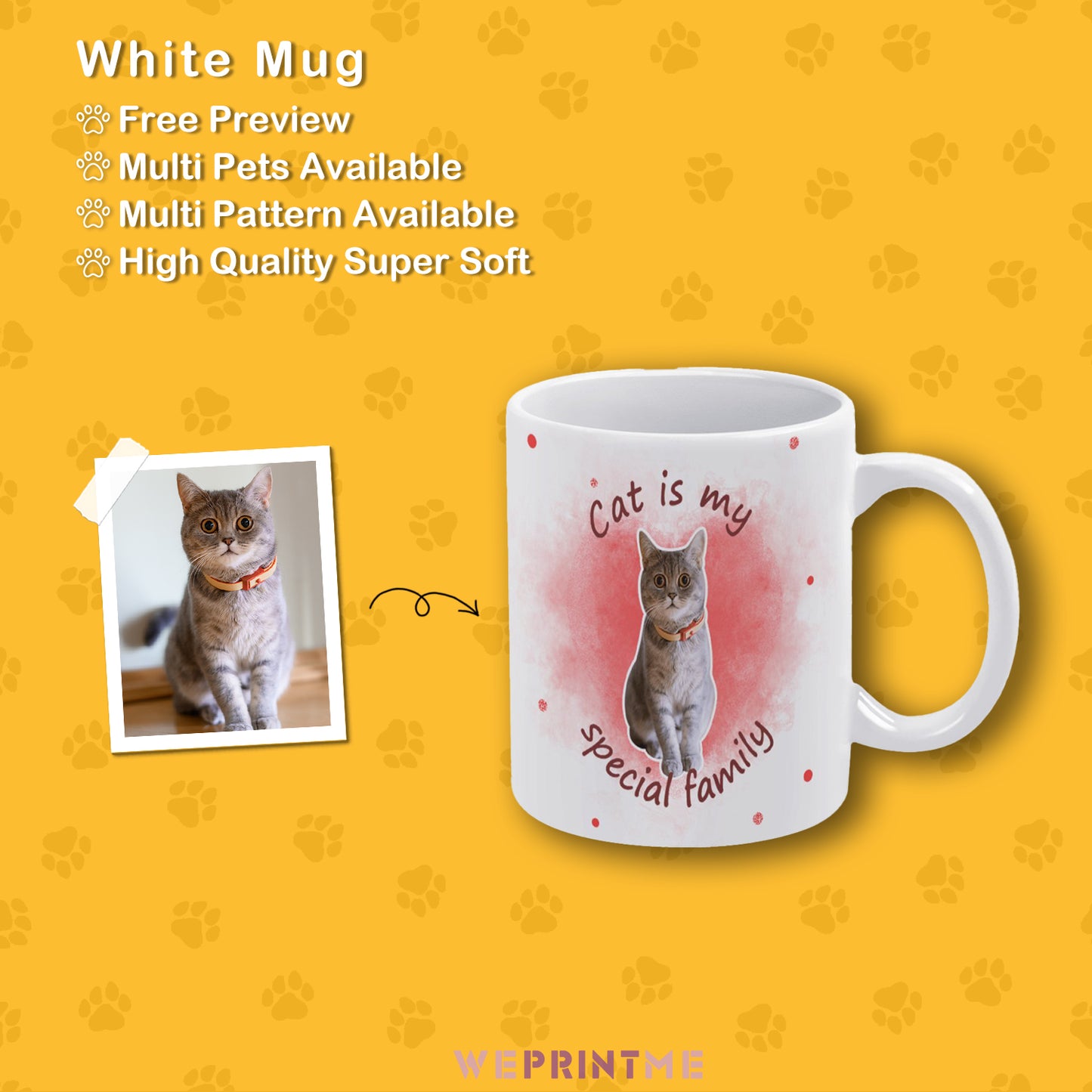 Custom Pet Face Special Family Mug