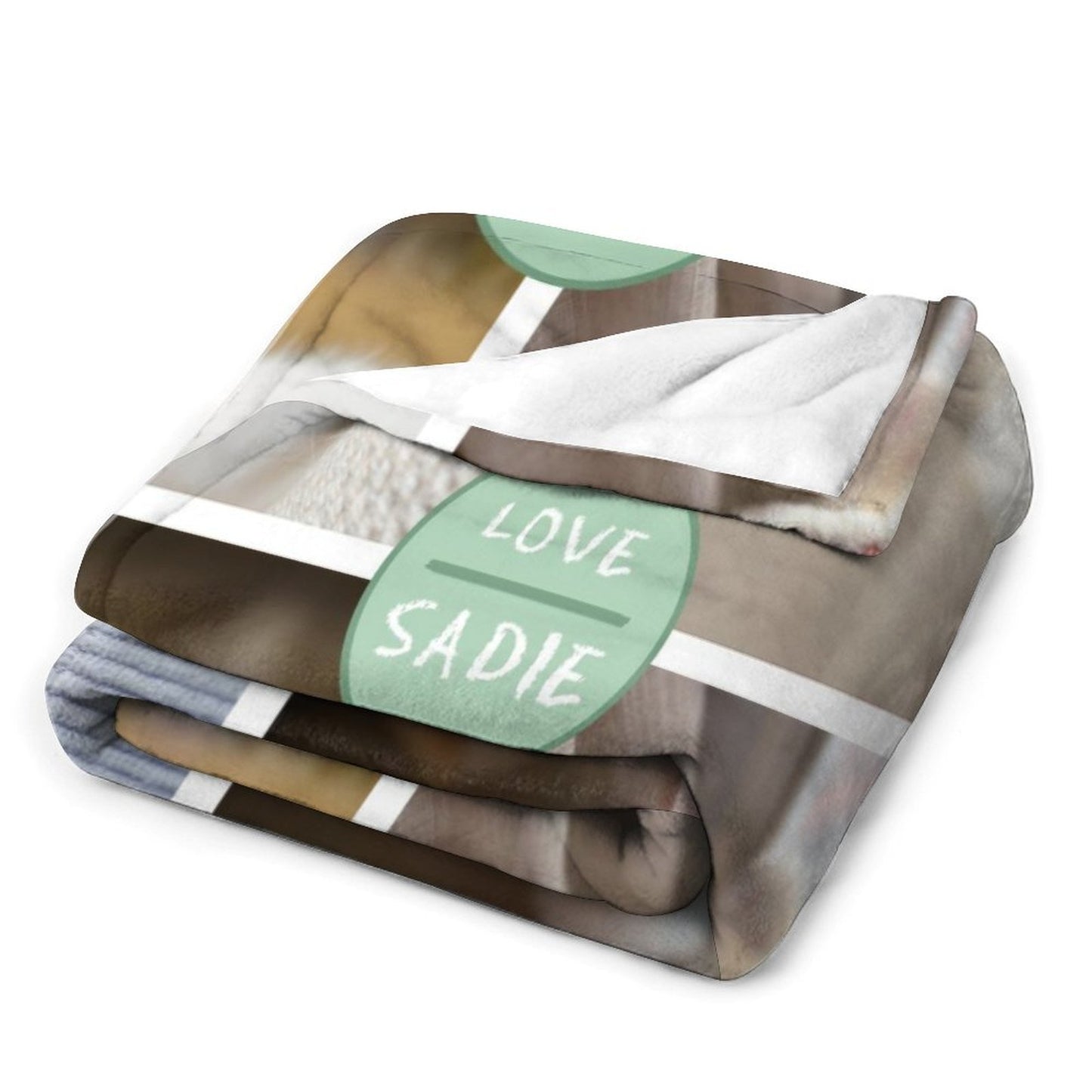 Custom Pet Photos Love Pet Fleece Blanket