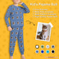 Custom Pet Face Kids Pajama Set