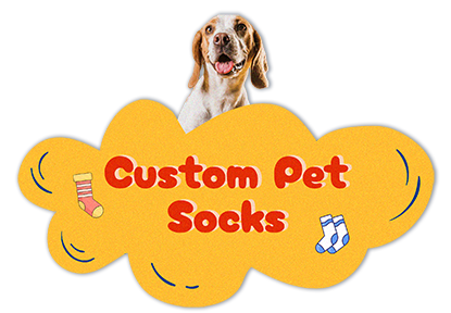 custom pet socks collection icon - WEPRINTME