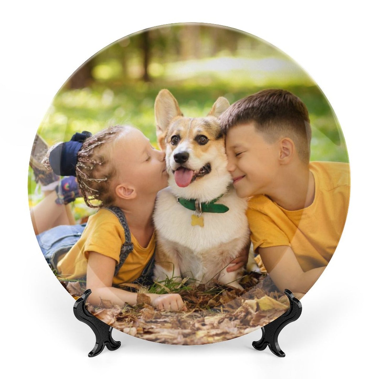 Custom Photo Bone China Decorative Plate