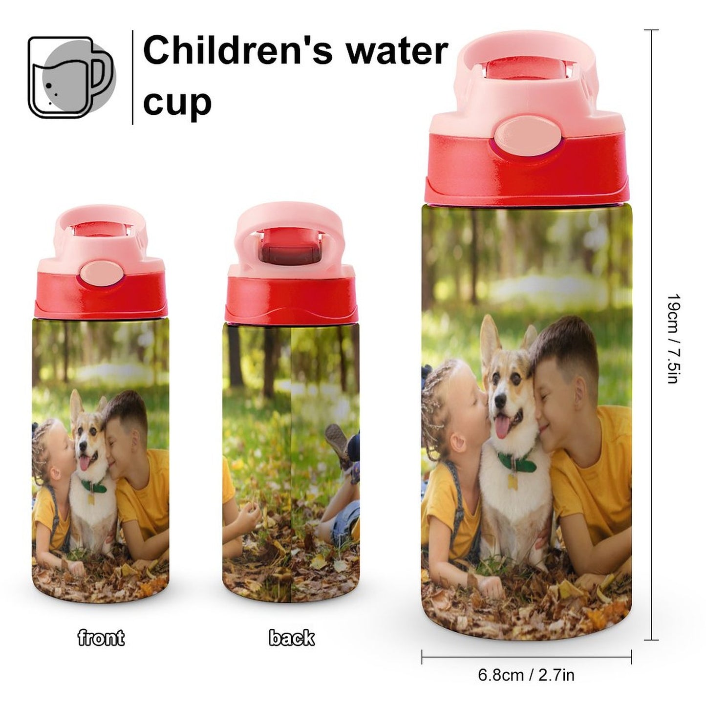 Custom Photo Children's Water Cup