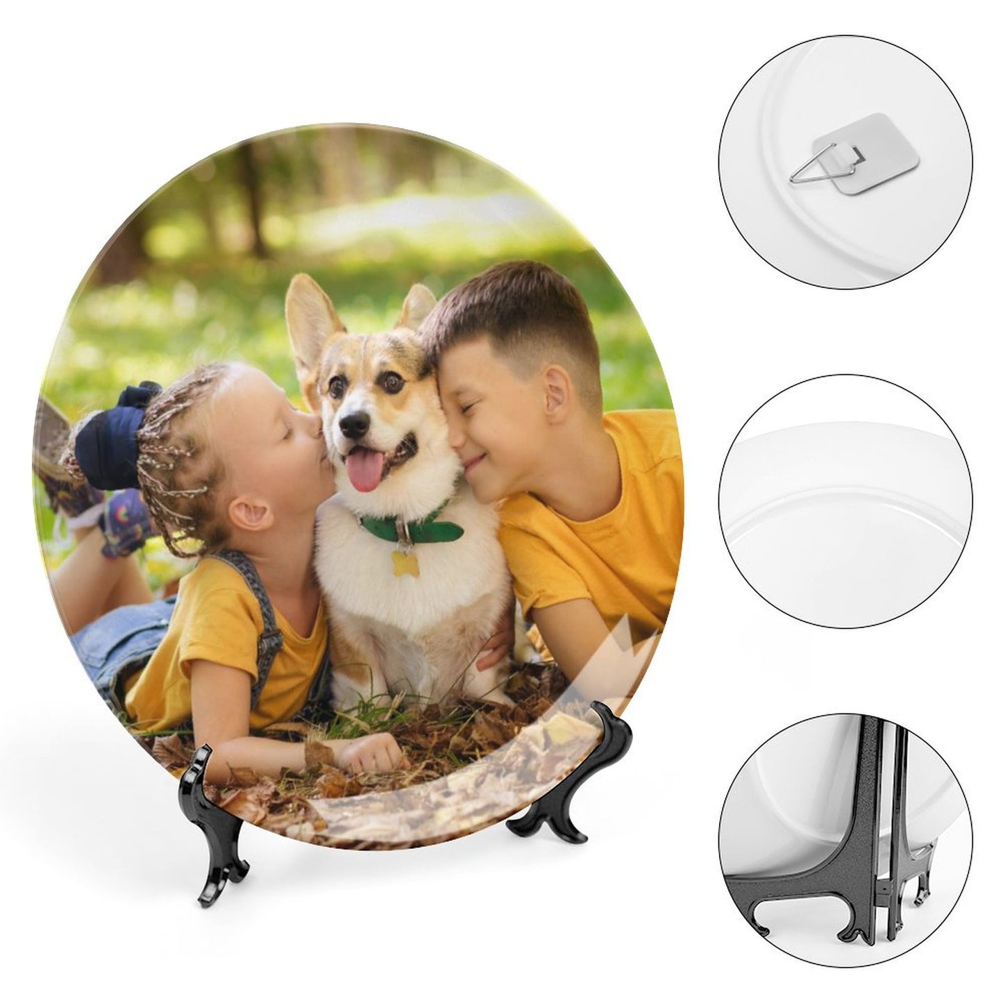 Custom Photo Bone China Decorative Plate