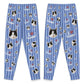 Custom Pet Face Sripe Kids Pajama Set