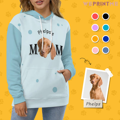 Custom Pet Face Mom Unisex Hoodie