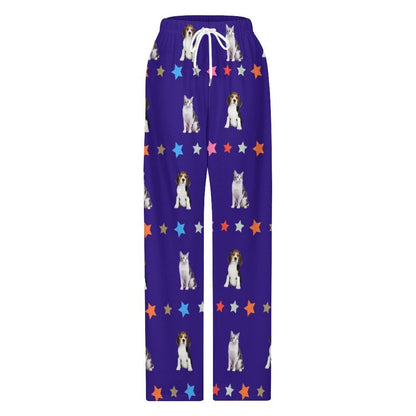 WEPRINTMEPajama PantsCustom Pet Face Star Pajama Pants