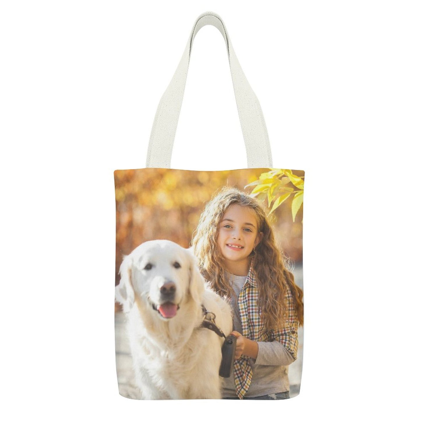 Custom Photo Canvas Tote Bag