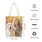 Custom Photo Canvas Tote Bag