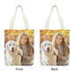 Custom Photo Canvas Tote Bag