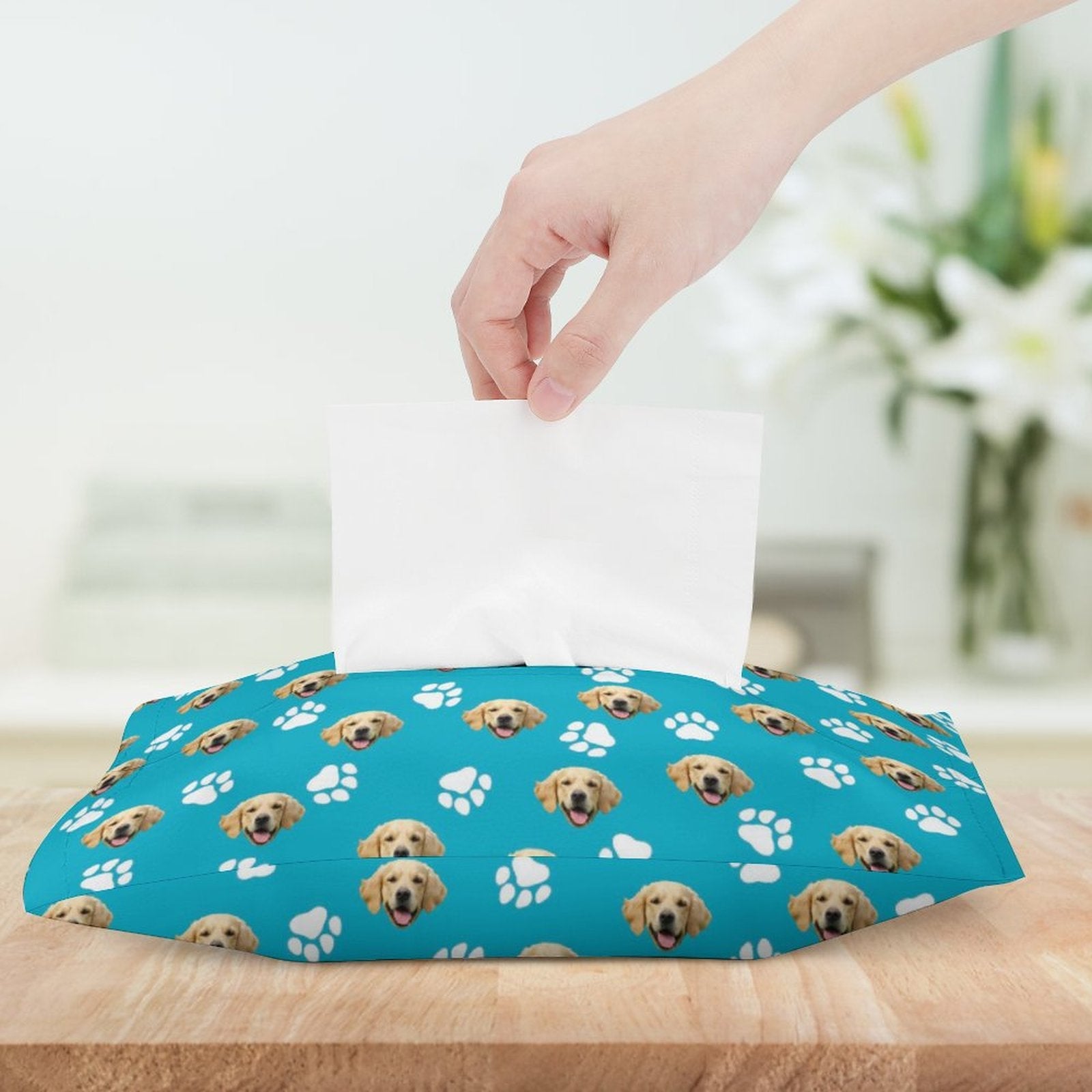 WEPRINTMETissue BoxCustom Pet Face Tissue Box