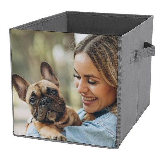 Custom Photo Folding Storage Bins