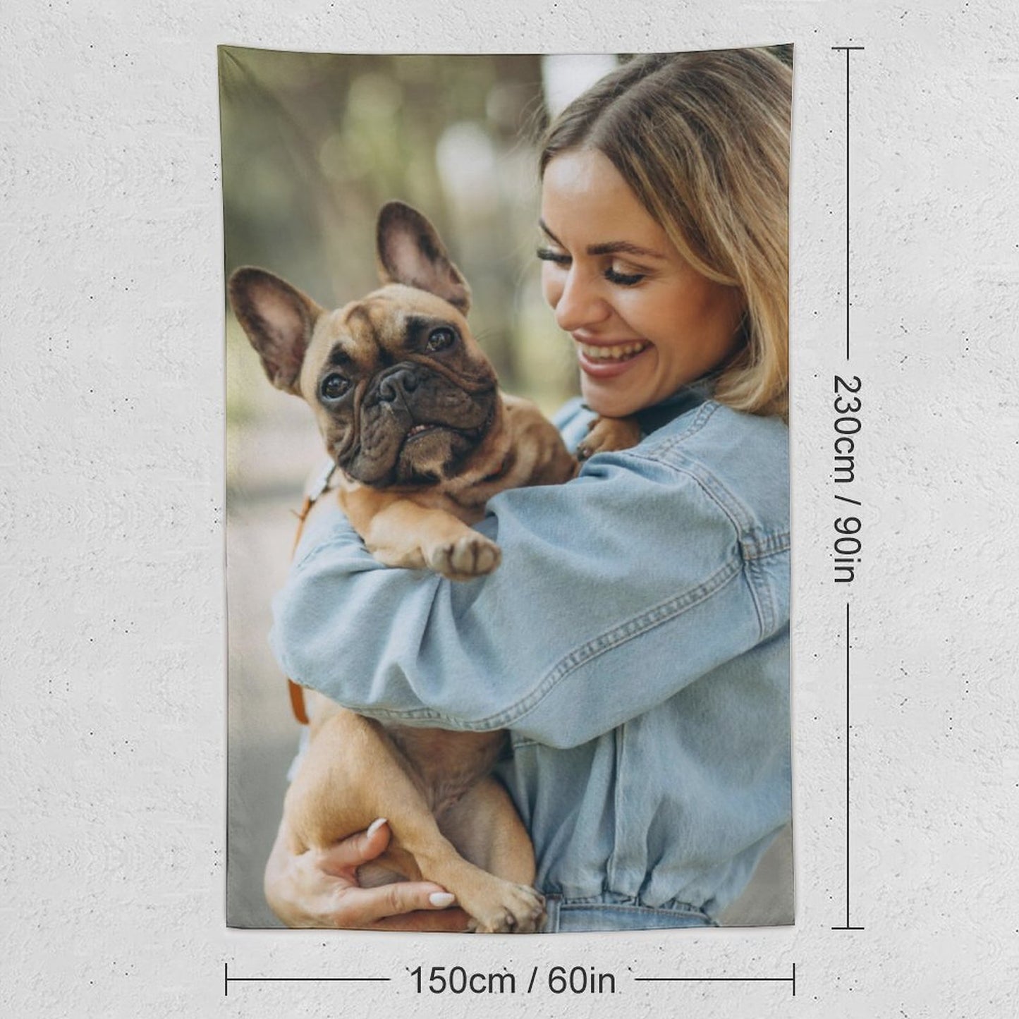 Custom Pet Photo Tapestry