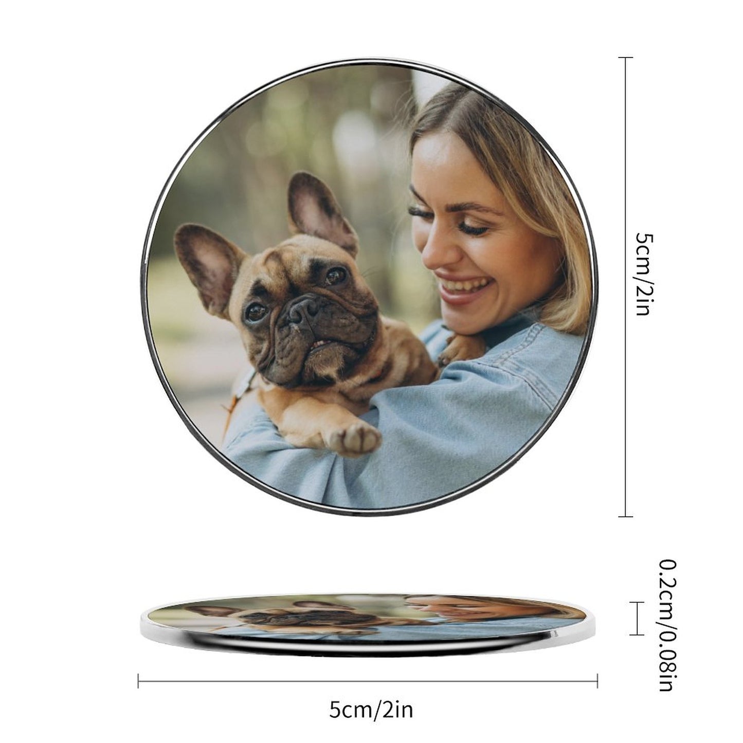 Custom Photo Refrigerator Magnet