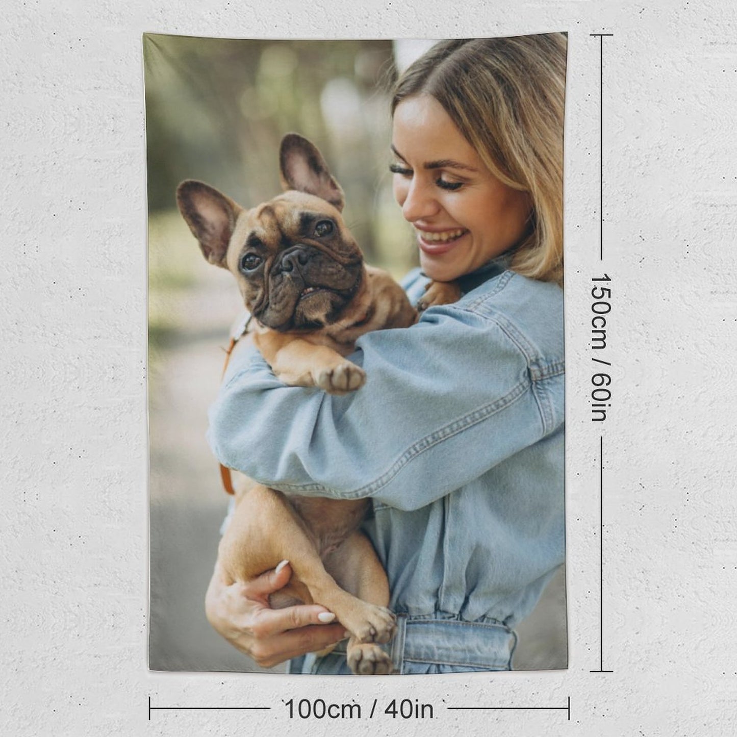 Custom Pet Photo Tapestry