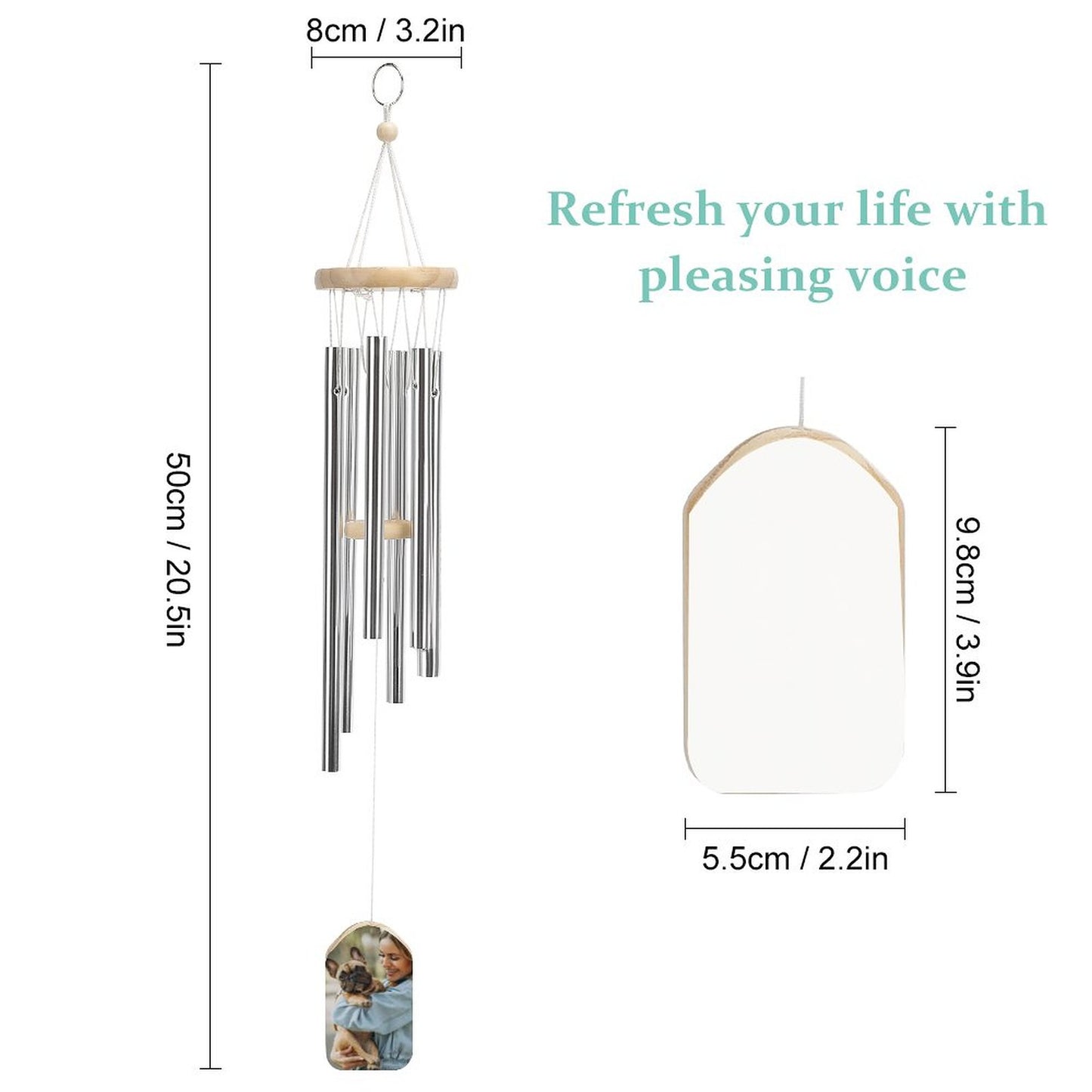 Custom Photo Wind Chime