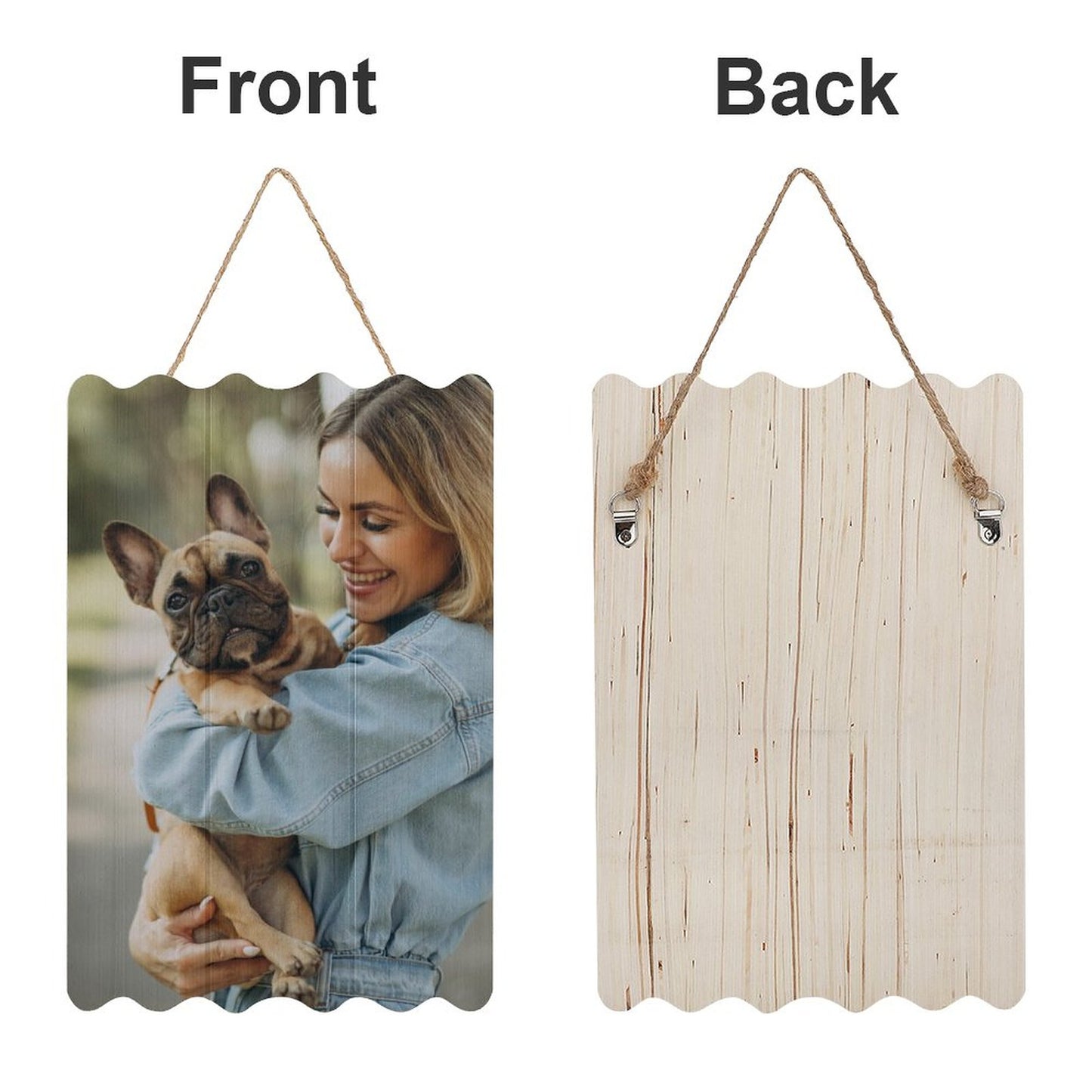 Custom Pet Photo Wood Print