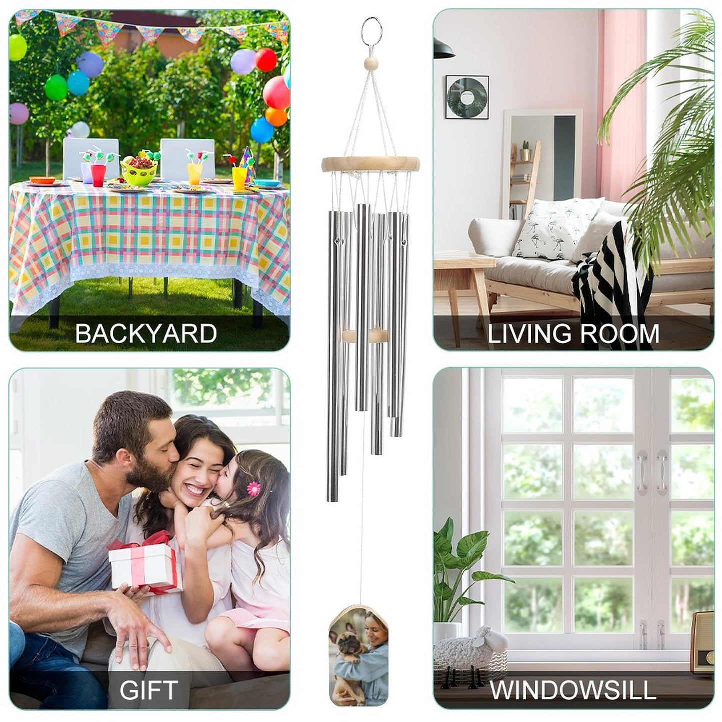 Custom Photo Wind Chime