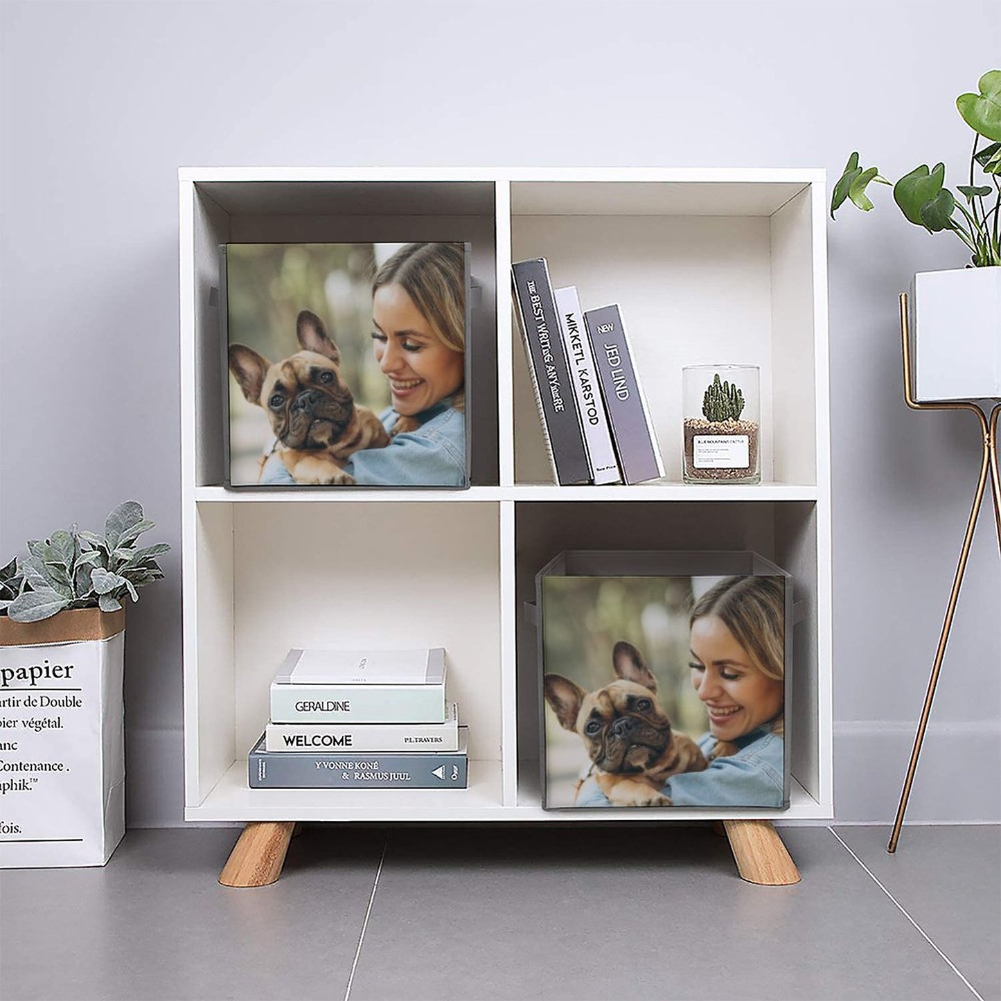 Custom Photo Folding Storage Bins