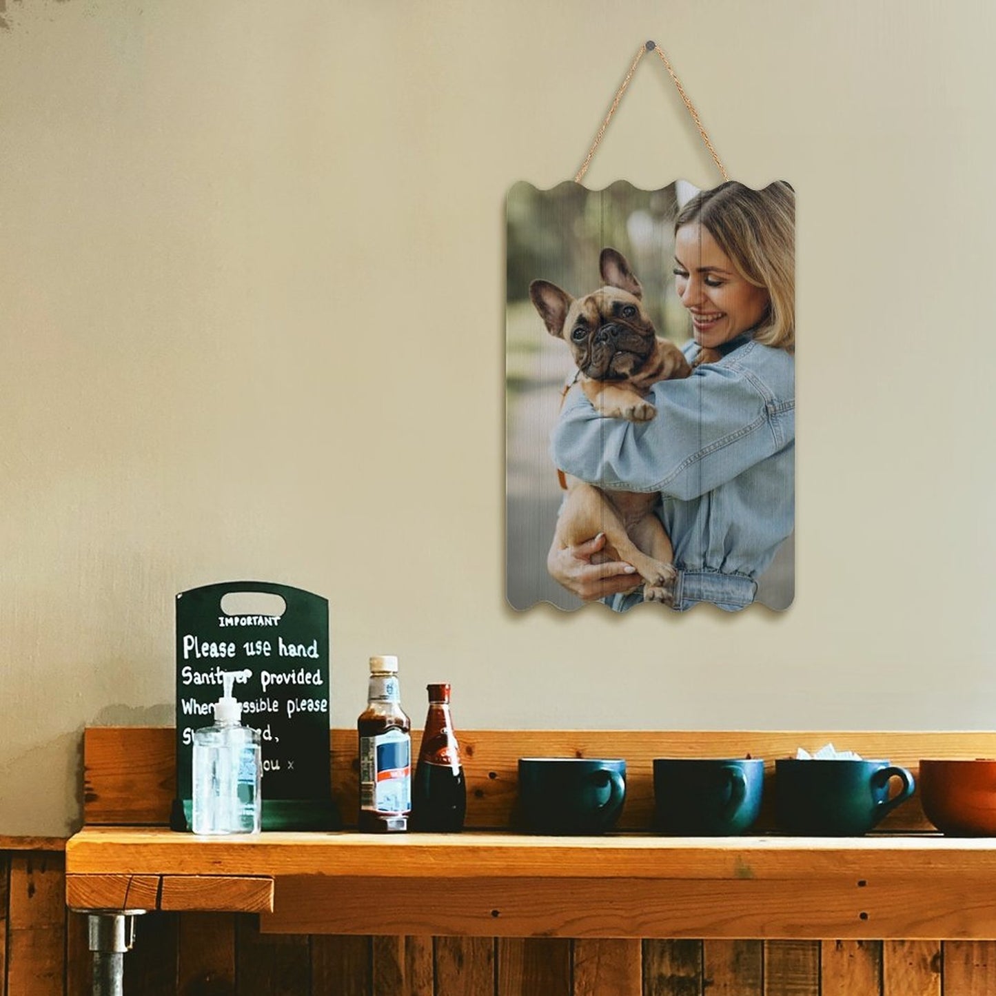 Custom Pet Photo Wood Print