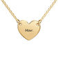 Custom Name Heart-shaped Necklace