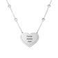 Custom Text Heart-shaped Necklace