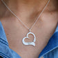 Custom Text Heart-shaped Necklace