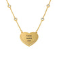 Custom Text Heart-shaped Necklace